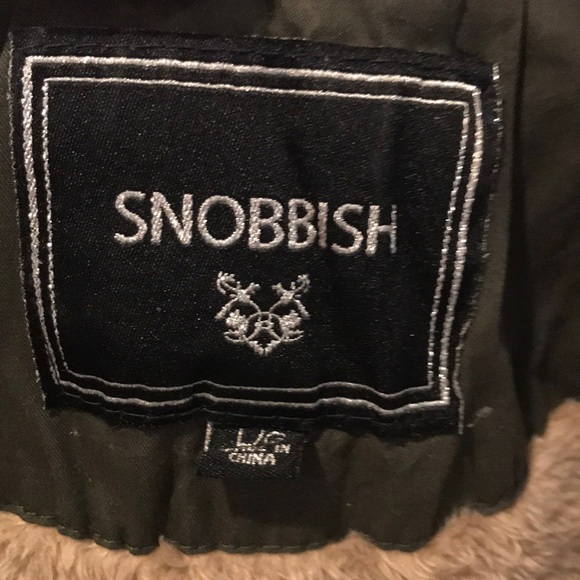 Army green fur lined vest - Picture 5 of 5